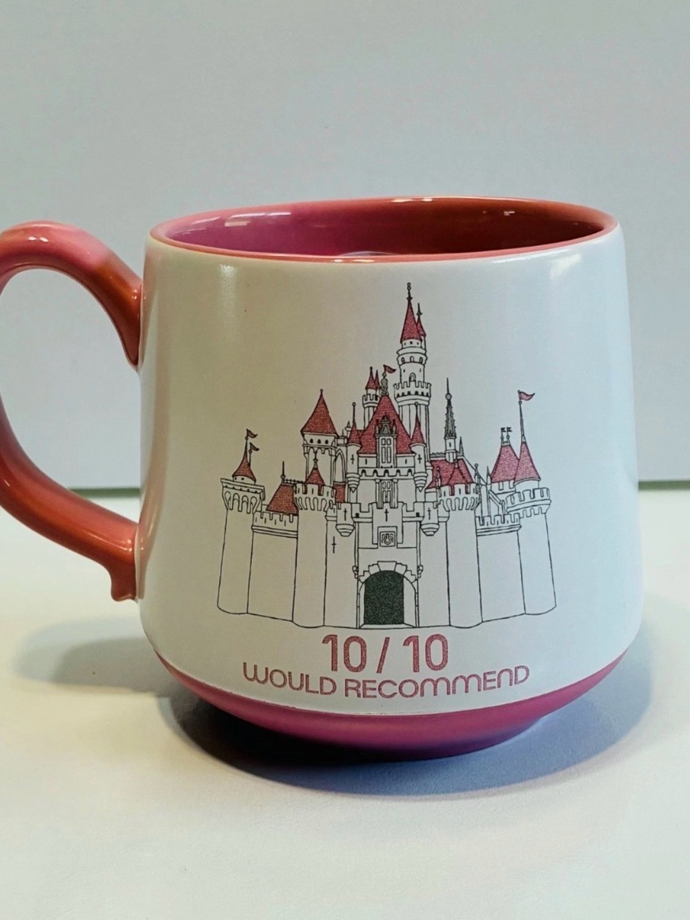 Disney Parks/Disneyland 10/10 Would Recommend Sleeping Beauty Castle Ceramic Mug
